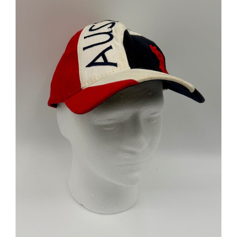 Australia Team Tennis Embroidered Tri-Colored Baseball‎ Cap Kangaroo